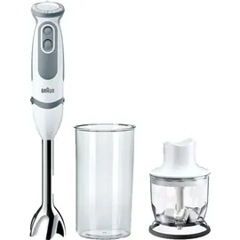 Braun MultiQuick 5 Vario MQ 5220 WH Stabmixer premium weiß/grau