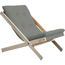 Klappstuhl KARUP DESIGN "Boogie", grau (grau, natur), Stühle, Bezugsqualität 1