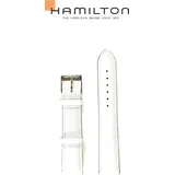 Hamilton Leder Jazzmaster Band-set Leder-weiss-18/16 H690.323.122 - weiß