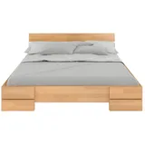 Visby Massivholzbett, Buche, Buchenholz, 140x200 cm, Schlafzimmer, Betten
