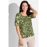 GOLDNER Print-Shirt Grün 38