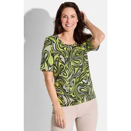 GOLDNER Print-Shirt Grün 38