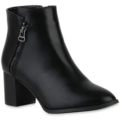 Damen Klassische Stiefeletten in Schwarz