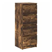 VidaXL Sideboard Räuchereiche 37,5x35x99 cm Holzwerkstoff