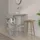 vidaXL Bartisch mit Regal 100 x 50 x 101,5 cm Grau