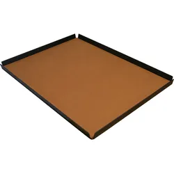 Stil Casa Stil Haus, Set 6 Tabletts pro Hotelzimmer, Innenraum aus Polyurethan gepaart, 51,5x39,5 cm, saffiano Farbe Wüste (Wüste).