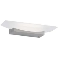 Fischer Leuchten Wandleuchte Wandstrahler 30 cm Dimmbar Silber