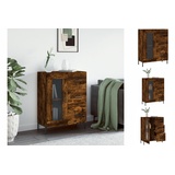 vidaXL Sideboard Räuchereiche 69,5x34x90 cm Holzwerkstoff