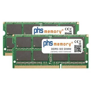 32GB (2x16GB) RAM Kit Arbeitsspeicher DDR3 für QNAP TS-251+ RAM Speicher SO DIMM PC3L-12800S 2Rx8