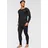 POLARINO Thermounterhemd POLARINO "hoher Wärmerückhalt und atmungsaktiv", Herren, Gr. S (44/46), 2 Stk., N-Gr, schwarz, Feinripp, Obermaterial: 100% Polyester, unifarben, Rundhals, Unterhemden Thermounterhemd, "Skiwäsche-Set", Skiunterwäsche