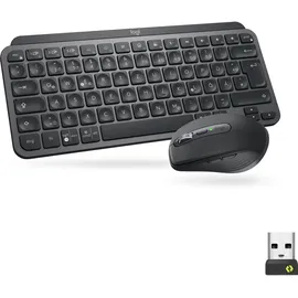 Logitech MX Keys Mini Combo for Business, schwarz, Logi Bolt, USB/Bluetooth, DE (920-011054)