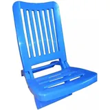 Trade Shop - 4er Set Strandstühle Liegestühle Meerblau Klappbar Kunststoff 023392 -