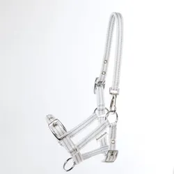 Kavalkade Halfter Fohlen & Jährling (Fohlen) - Weiß-Silber - Fohlen