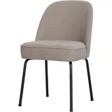 WOOOD Esszimmerstuhl Vogue mit bezug und 3D-Muster, B 50 x T 57 x H 83 cm (2er-Set) (Set, 2 St), Polsterstuhl, 4-Fuß-Metallgestell, Breite 50 cm grau