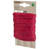 WINDHAGER Jute-Schnur Rot/Grau 27 m x 3,5 mm
