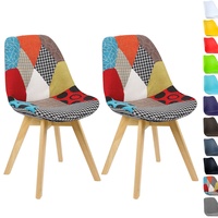 2 x Esszimmerstühle Küchenstuhl Design Stuhl Kunstleder Holzgestell #713