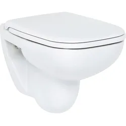 Wand-Tiefspül-WC D-Code, Compact (Ausführung: Wand-WC Duravit D-Code Compact 480 mm Tiefspüler weiß)
