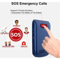 Seniorenhandy Klapphandy Ohne Vertrag,Gsm Großtasten Mobiltelefon SOS Notruf