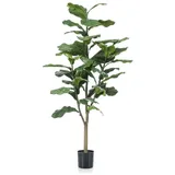 Emerald Geigenfeige Ficus lyrata Künstlich 90 cm