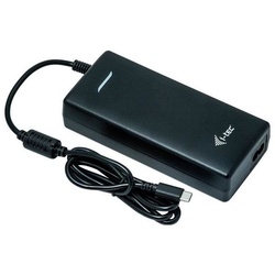 I-TEC USB-C Universal Notebook-Netzteil (112 W, USB-C 100 W, USB-A 12 W, für Laptop, Tablet, Smartphone) schwarz