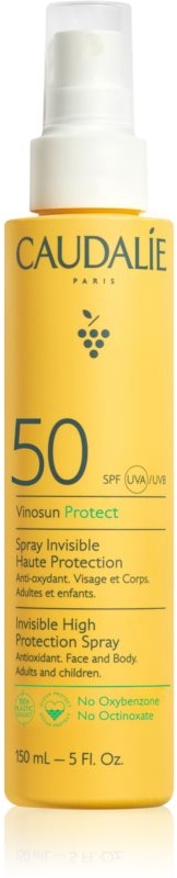 Caudalie Vinosun unsichtbares Bräunungsspray SPF 50 150 ml