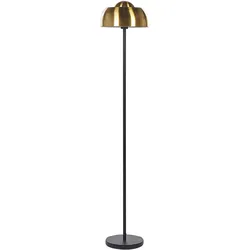 Stehlampe gold / schwarz 148 cm rund SENETTE