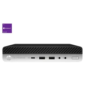 tecXL HP EliteDesk 800 G4 Mini Core i5-8500T 2,1 GHz 16 GB RAM 512 GB SSD Intel UHD Graphics 630 Win 11 Pro