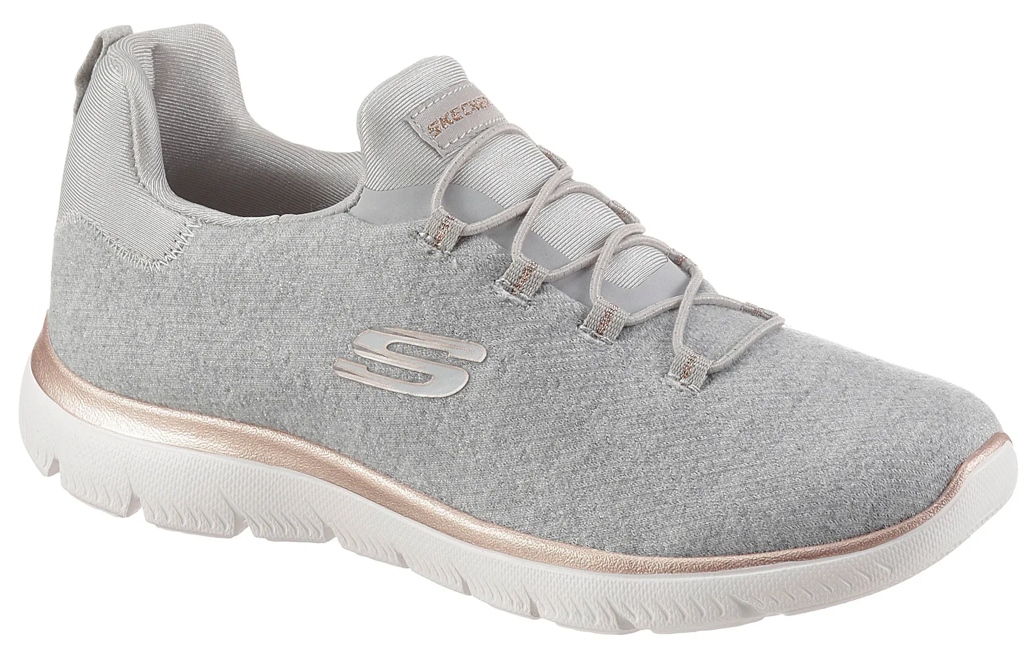 Skechers Slip-On Sneaker »SUMMITS«, mit Memory Foam Skechers grau-meliert 37