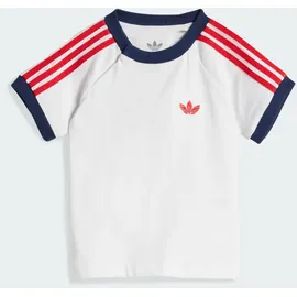 adidas ORIGINALS Denim KIDS T-Shirt-Set - Medium Blue denim, / White - 80,
