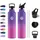 KollyKolla Trinkflasche Edelstahl pink 1 l