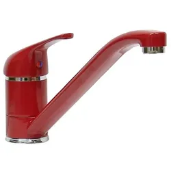Einhebel Küchenarmatur Spültischarmatur Spüle Armatur Wasserhahn Rot
