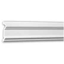 PROFHOME DECOR Wand- und Friesleiste Stuckleiste Weiß 2 St. 200 x 2,5 x 9,6 cm
