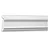 PROFHOME DECOR Wand- und Friesleiste Stuckleiste Weiß 2 St. 200 x 2,5 x 9,6 cm