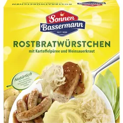 Sonnen Bassermann Rostbratwürstchen Menü 480G