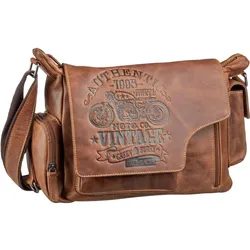 Greenburry Umhängetasche Cafe Racer 0831 One Size Braun Herren 