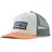 Patagonia P-6 Logo Lopro Trucker Cap grau One Size