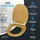 Sanilo Glitzer WC-Sitz mit Absenkautomatik Gold
