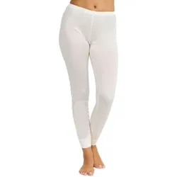 Damella Silk Leggings Elfenbein Seide Small Damen