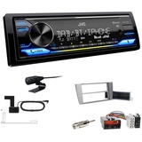 JVC Digital Autoradio Bluetooth DAB+ für Jaguar X-Type ab 2002 anthrazit