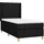 vidaXL Boxspringbett 100 x 200 cm Schwarz