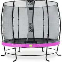 EXIT TOYS EXIT Elegant Trampolin ø253cm mit Economy Sicherheitsnetz - lila