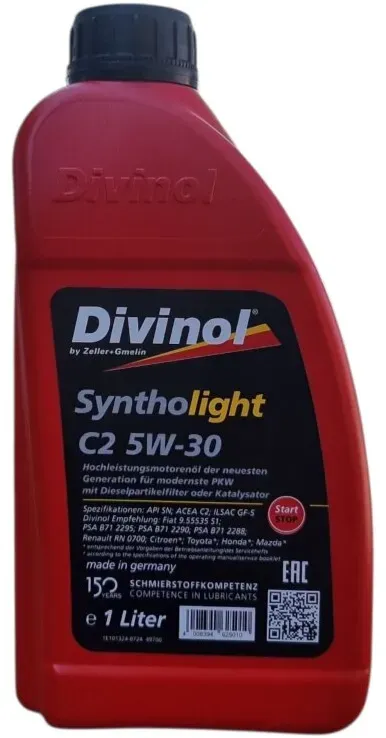 Divinol Syntholight C2 SAE 5W-30