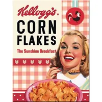 Nostalgic-Art 14368 Kellogg's - Girl Corn Flakes Collage |