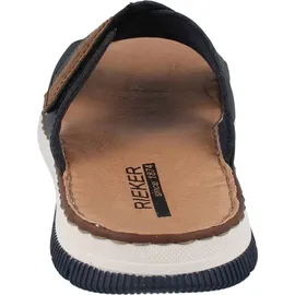 Rieker Pantoletten 25283, Männer Slipper,Backless,Mules,Gartenschuhe,Sommerschuhe,sommerclogs,Sandalen,Freizeitschuhe,blau (14),41 EU / 7.5 UK