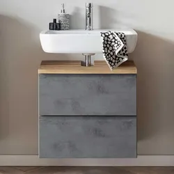 Unterbeckenschrank Made in Germany einer Schublade und einer Klappe