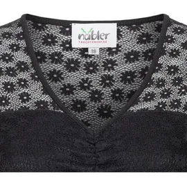 Nübler Dirndlbluse Moni schwarz 36