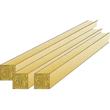 Tetzner & Jentzsch Zaunpfosten 9 x 9 x 180 cm Grün/Holz