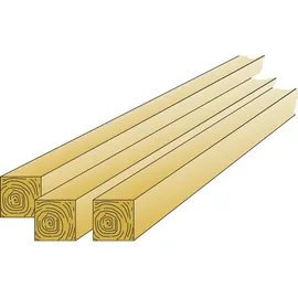 Tetzner & Jentzsch Zaunpfosten 9 x 9 x 180 cm Grün/Holz
