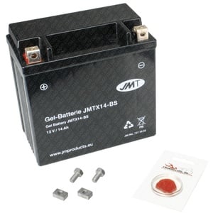 Gel-Batterie für Piaggio MP3 300 LT Hybrid, 2010-2014 (M72100), 12 AH, wartungsfrei, inkl. Pfand €7,50