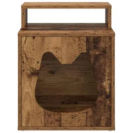 vidaXL Katzenhaus Altholz 42,5 x 40 x 53,5 cm Holzwerkstoff